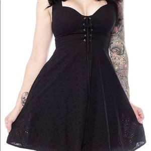 Sourpuss Magnolia Eyelet Dress